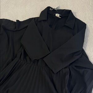Sophisticated Black Long Sleeve Dress